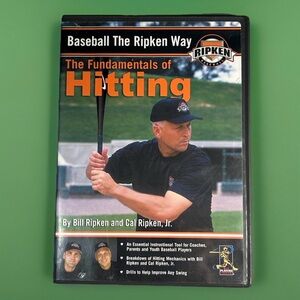 Baseball The Ripken Way -Fundamentals of Hitting by Bill & Cal Ripken DVD EUC